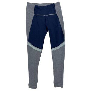 CALIA Color Block Essential Leggings Small Zip Pocket Mesh Panel